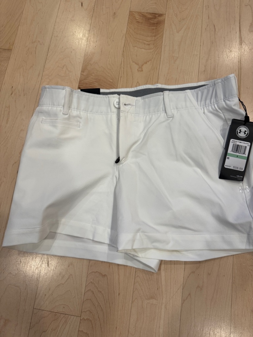 Under Armour Women’s White Heat Gear Athletic Shorts